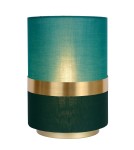 Table lamps with lampshade - Lucide EXTRAVAGANZA TUSSE Desk E14 1x0W Green/Matte Gold/Brass 10508/01/33 - product 1