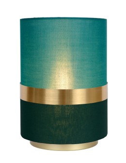 Lucide EXTRAVAGANZA TUSSE Desk E14 1x0W Green/Matte Gold/Brass 10508/01/33