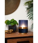 Table lamps with lampshade - Lucide EXTRAVAGANZA TUSSE Desk E14 1x0W Blue/Matte Gold/Brass 10508/01/35 - product 4