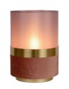 Lucide EXTRAVAGANZA TUSSE Desk E14 1x0W Pink/Matte Gold/Brass 10508/01/66