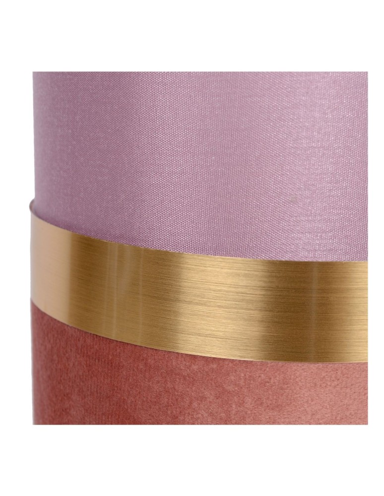 Table lamps with lampshade - Lucide EXTRAVAGANZA TUSSE Desk E14 1x0W Pink/Matte Gold/Brass 10508/01/66 - product kolory-swiatla.pl 5