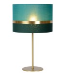Table lamps with lampshade - Lucide EXTRAVAGANZA TUSSE Desk E27 1x40W Green/Gold 10509/81/33 - product 1