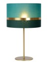 Lucide EXTRAVAGANZA TUSSE Desk E27 1x40W Green/Gold 10509/81/33