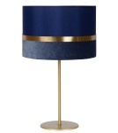 Table lamps with lampshade - Lucide EXTRAVAGANZA TUSSE Desk E27 1x40W Blue/Gold 10509/81/35 - product 2