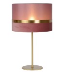 Table lamps with lampshade - Lucide EXTRAVAGANZA TUSSE Desk E27 1x40W Pink/Gold 10509/81/66 - product 1