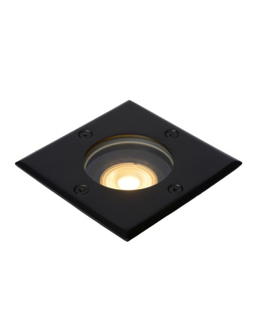 Lucide BILTIN Outdoor Entrance GU10 1x35W IP67 Black 11800/01/30