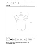 Overhead and ground lights - Lucide BILTIN Outdoor Entrance GU10 1x35W IP67 Black 11801/01/30 - product 5