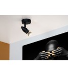 Wall lamps - Lucide CARO Wall Reflector GU10 1x5W Black 13955/01/30 - product 3