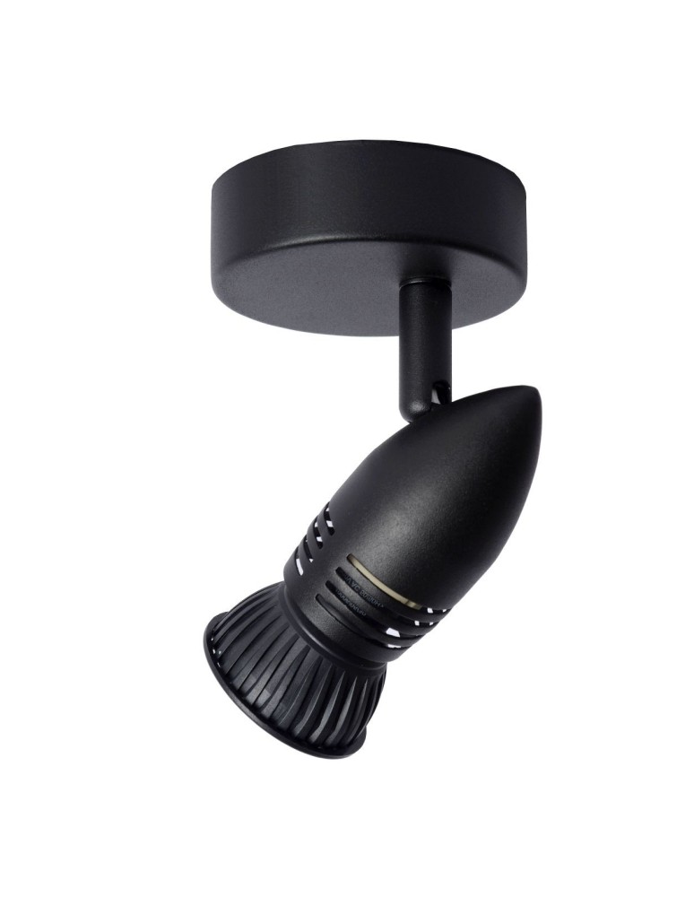 Wall lamps - Lucide CARO Wall Reflector GU10 1x5W Black 13955/01/30 - product kolory-swiatla.pl 4
