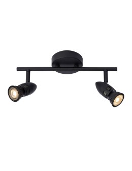 Lucide CARO Ceiling Reflector GU10 2x5W Black 13955/02/30