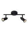 Lucide CARO Ceiling Reflector GU10 2x5W Black 13955/02/30