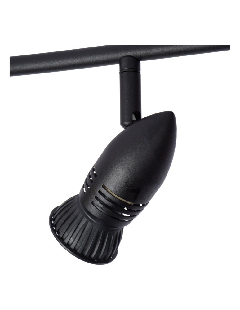 Spotlight ceiling lamps - Lucide CARO Ceiling Reflector GU10 4x5W Black 13955/04/30 - product kolory-swiatla.pl 5