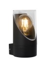 Lucide NORMAN Zewnętrzna Ścienna E27 1x15W IP65 Czarny/Transparentny 15805/01/30