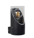 Outdoor wall lamps - Lucide NORMAN Outdoor Wall Mounted E27 1x15W IP65 Black/Transparent 15805/01/30 - product 2