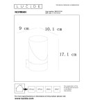 Outdoor wall lamps - Lucide NORMAN Outdoor Wall Mounted E27 1x15W IP65 Black/Transparent 15805/01/30 - product 4