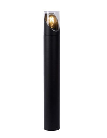 Lucide NORMAN Outdoor Pole E27 1x15W IP65 Black/Transparent 15806/65/30