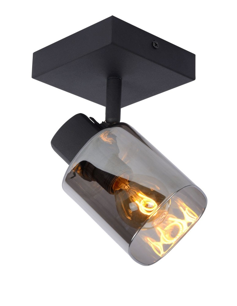 Ceiling lamps - Lucide ALION Spotlight Ceiling E14 1x25W Black/Grey 17999/01/30 - product kolory-swiatla.pl 1