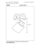 Ceiling lamps - Lucide ALION Spotlight Ceiling E14 1x25W Black/Grey 17999/01/30 - product 3