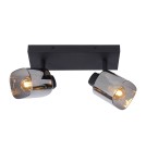 Ceiling lamps - Lucide ALION Ceiling Reflector E14 2x25W Black/Grey 17999/02/30 - product 1