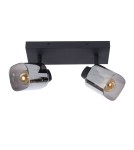 Ceiling lamps - Lucide ALION Ceiling Reflector E14 2x25W Black/Grey 17999/02/30 - product 2