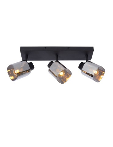 Lucide ALION Ceiling Reflector E14 3x25W Black/Grey 17999/03/30