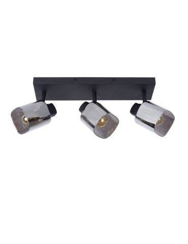 Lucide ALION Ceiling Reflector E14 3x25W Black/Grey 17999/03/30 - product 2