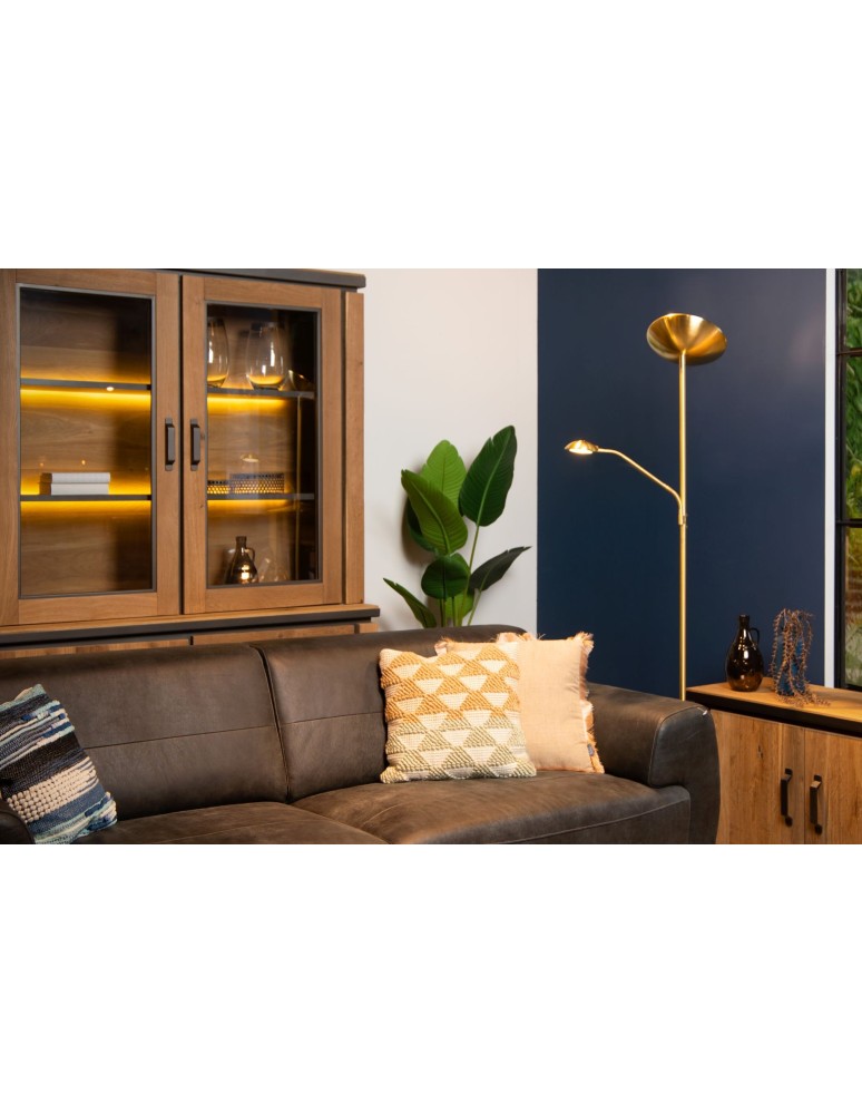 LED floor lamps - Lucide ZENITH Floor LED 1x20W 3000K Gold Matte/Brass 19791/24/02 - product kolory-swiatla.pl 5