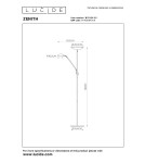 LED floor lamps - Lucide ZENITH Floor LED 1x20W 3000K Gold Matte/Brass 19791/24/02 - product 13