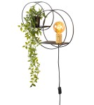 Wall lamps - Lucide CIRCLE Wall Mounted E27 1x40W Black/Matte Gold/Brass 21225/01/30 - product 1