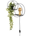 Wall lamps - Lucide CIRCLE Wall Mounted E27 1x40W Black/Matte Gold/Brass 21225/01/30 - product 2