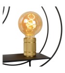 Wall lamps - Lucide CIRCLE Wall Mounted E27 1x40W Black/Matte Gold/Brass 21225/01/30 - product 4