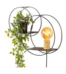 Wall lamps - Lucide CIRCLE Wall Mounted E27 1x40W Black/Matte Gold/Brass 21225/01/30 - product 7