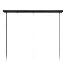 Triple pendant lamps - Lucide WOLFRAM Pendant E27 3x60W Matte Gold/Brass/Black 21417/03/02 - product 4