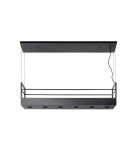 Pendant lamps - Lucide MIRAVELLE Pendant GU10 6x40W Black 21427/06/30 - product 2