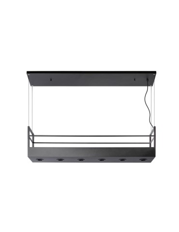 Lucide MIRAVELLE Wisząca GU10 6x40W Czarny 21427/06/30 - produkt 2