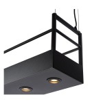 Pendant lamps - Lucide MIRAVELLE Pendant GU10 6x40W Black 21427/06/30 - product 7
