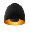 Lucide NOLAN Ceiling E27 1x40W Black/Matte Gold/Brass 30188/01/30