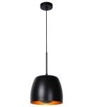 Pendant lamps - Lucide NOLAN Pendant E27 1x40W Black/Matte Gold/Brass 30488/01/30 - product 1