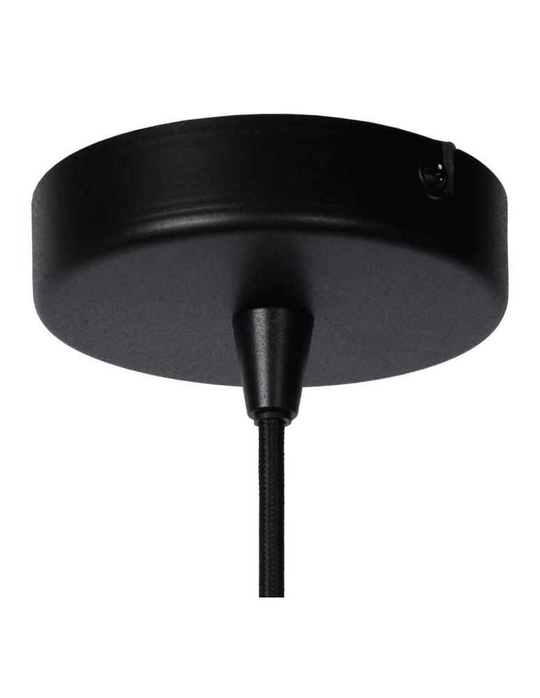 Pendant lamps - Lucide NOLAN Pendant E27 1x40W Black/Matte Gold/Brass 30488/01/30 - product kolory-swiatla.pl 5