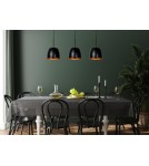 Triple pendant lamps - Lucide NOLAN Pendant E27 3x40W Black/Matte Gold/Brass 30488/03/30 - product 4