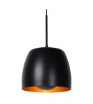 Triple pendant lamps - Lucide NOLAN Pendant E27 3x40W Black/Matte Gold/Brass 30488/03/30 - product 7