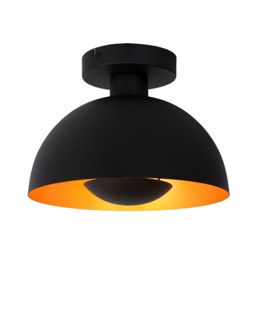 Lucide SIEMON Ceiling E27 1x40W Black 45196/01/30