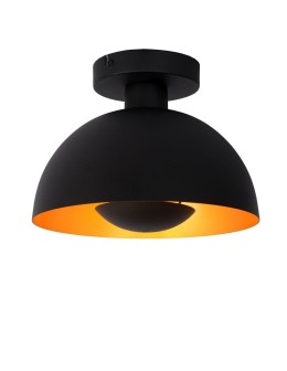 Lucide SIEMON Ceiling E27 1x40W Black 45196/01/30