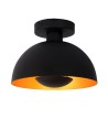 Lucide SIEMON Ceiling E27 1x40W Black 45196/01/30