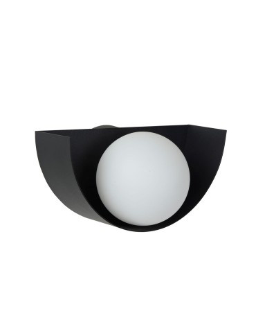 Lucide BENNI Ścienna G9 1x28W Czarny/Opal 45201/01/30 - produkt 2