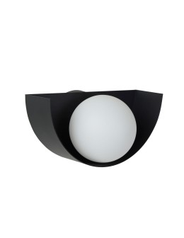 Lucide BENNI Ścienna G9 1x28W Czarny/Opal 45201/01/30 - produkt 2