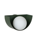 Scandinavian style wall lamps - Lucide BENNI Wall-mounted G9 1x28W Green/Opal 45201/01/33 - product 2