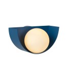 Scandinavian style wall lamps - Lucide BENNI Wall-mounted G9 1x28W Blue/Opal 45201/01/35 - product 1