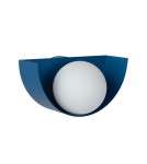 Scandinavian style wall lamps - Lucide BENNI Wall-mounted G9 1x28W Blue/Opal 45201/01/35 - product 2