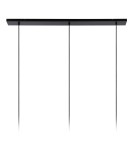 Triple pendant lamps - Lucide JOANET Pendant E27 3x40W Gray/Matte Gold/Brass 45494/03/65 - product 6